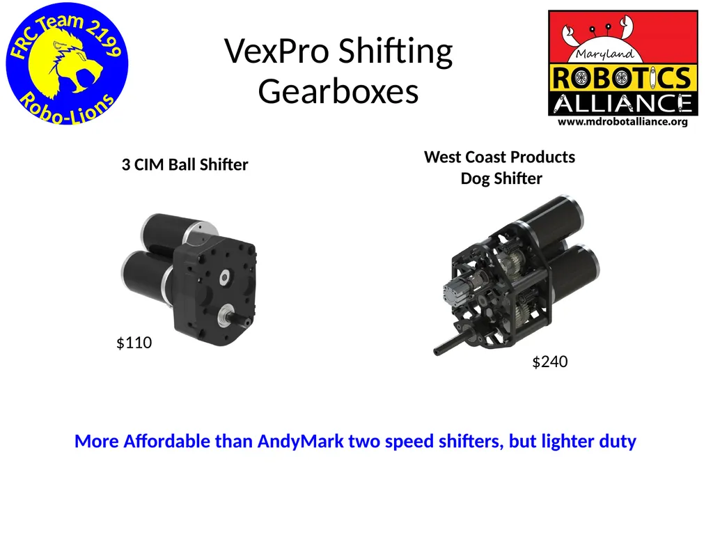 Chassis / Drive Train 101 Tom Milnes Team 2199 - slide 46 of 87