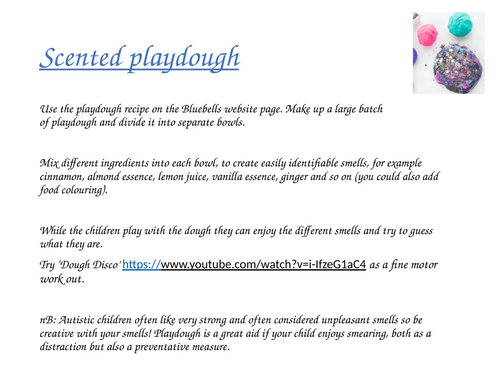 Sensory exploration and play activities Messy play - slide 5 of 16