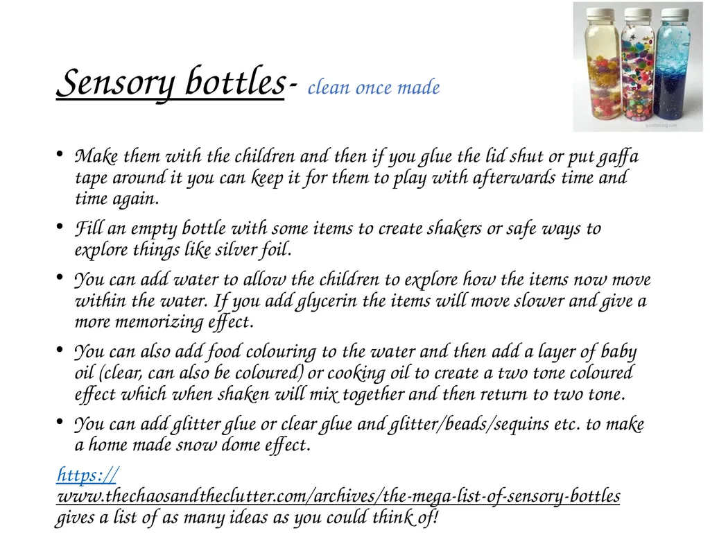 Sensory exploration and play activities Messy play - slide 12 of 16
