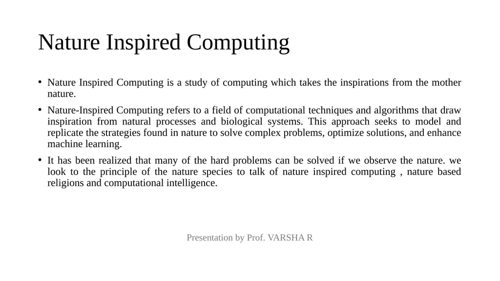 B.M.S College of Engineering Department of Machine - slide 3 of 33