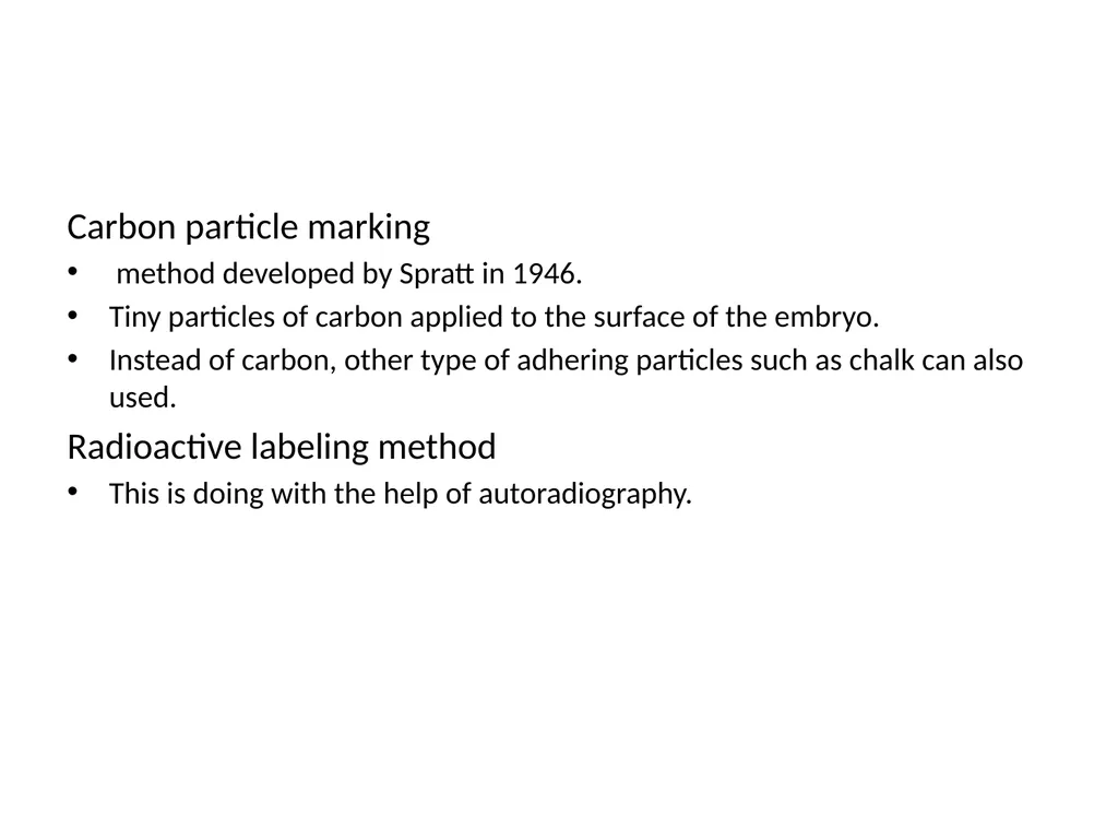 Fate maps Construction of blastula map based on - slide 7 of 14