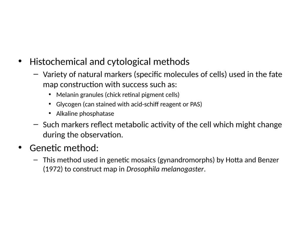 Fate maps Construction of blastula map based on - slide 8 of 14