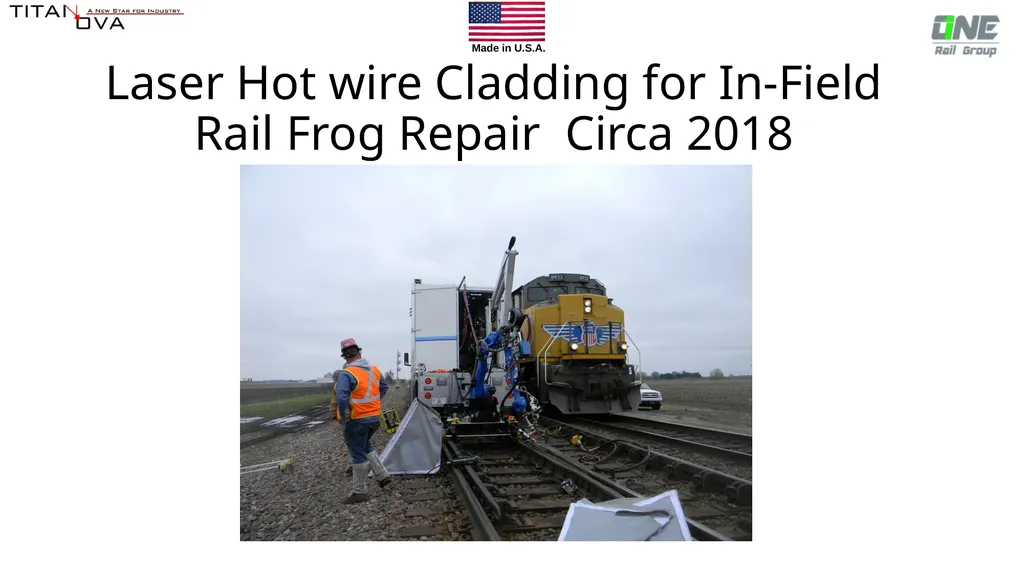 Laser Cladding for repair for frogs and crossing - slide 2 of 6