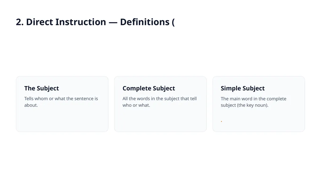 American Curriculum • Grade 5 English Grammar - slide 4 of 9