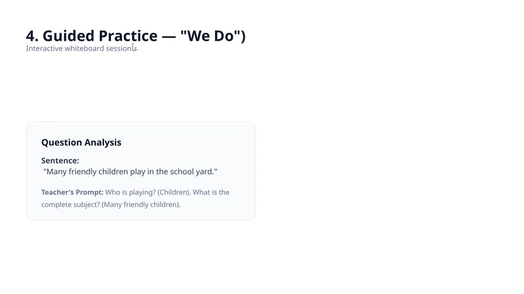 American Curriculum • Grade 5 English Grammar - slide 6 of 9