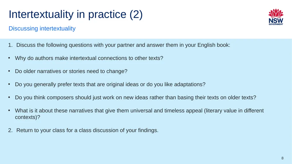 Introduction This resource is not a teaching and - slide 8 of 14