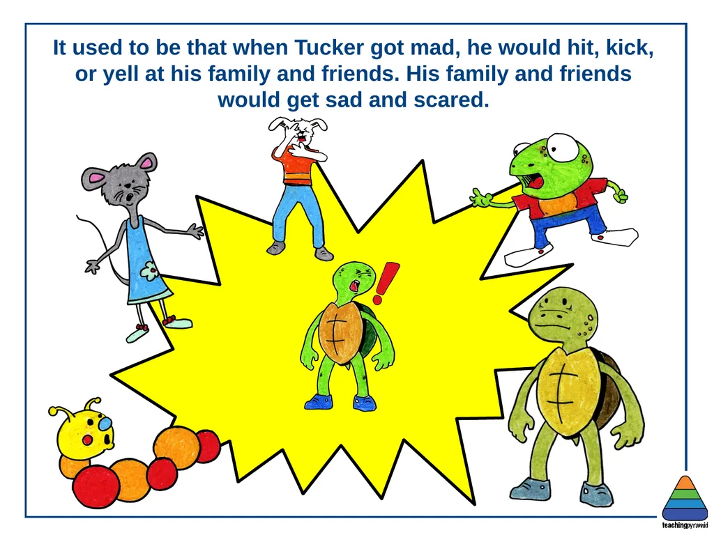 Tucker Turtle Takes Time to Tuck and Think at Home - slide 4 of 14