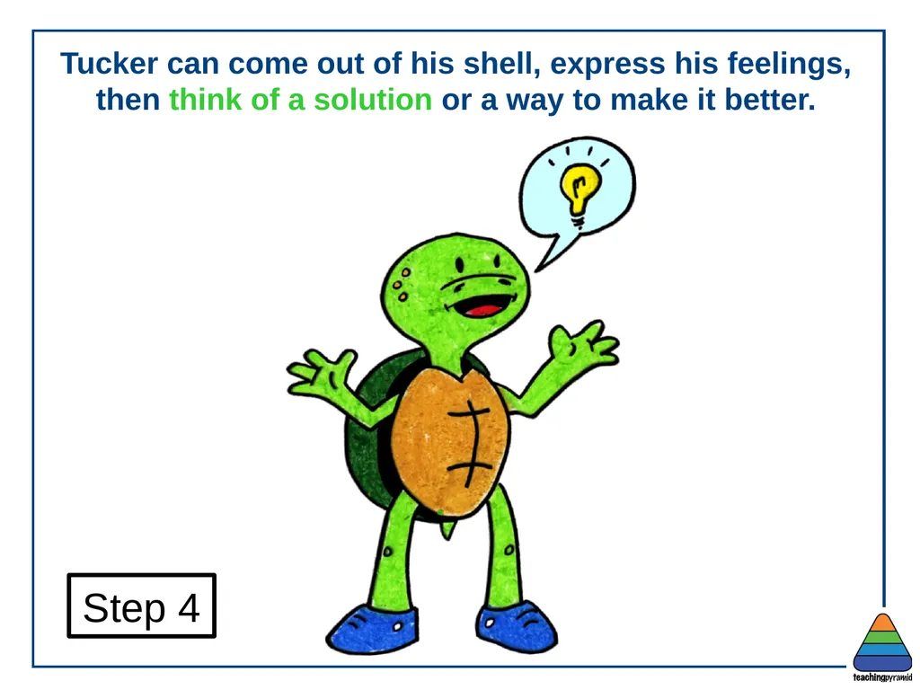 Tucker Turtle Takes Time to Tuck and Think at Home - slide 9 of 14
