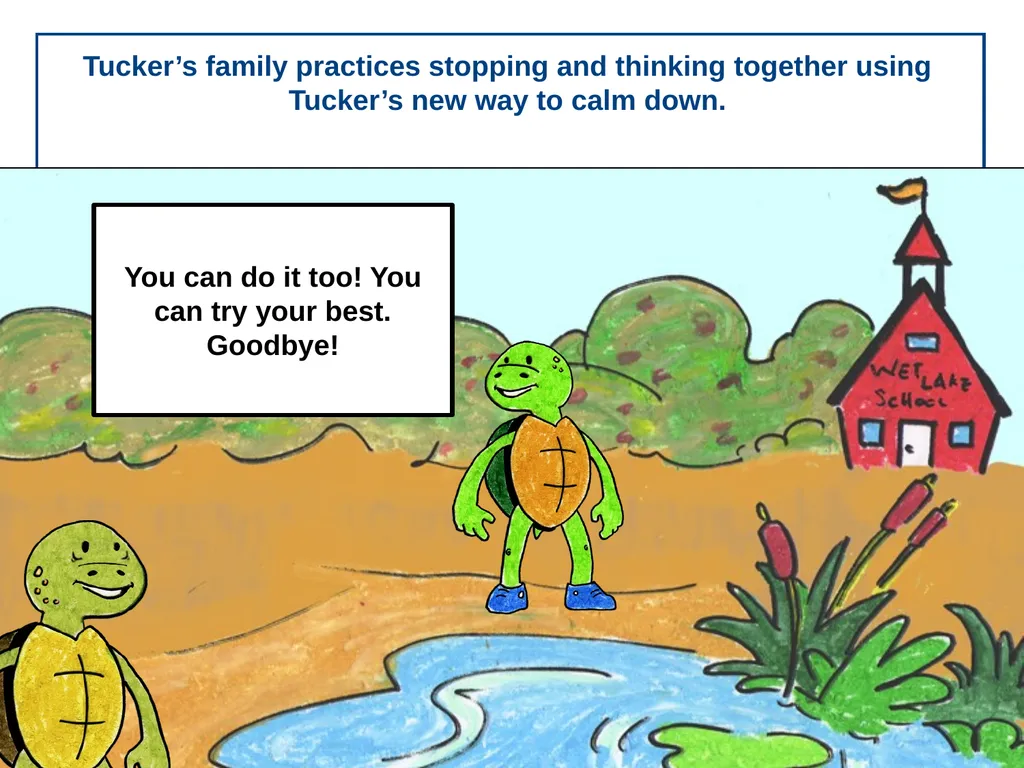 Tucker Turtle Takes Time to Tuck and Think at Home - slide 11 of 14