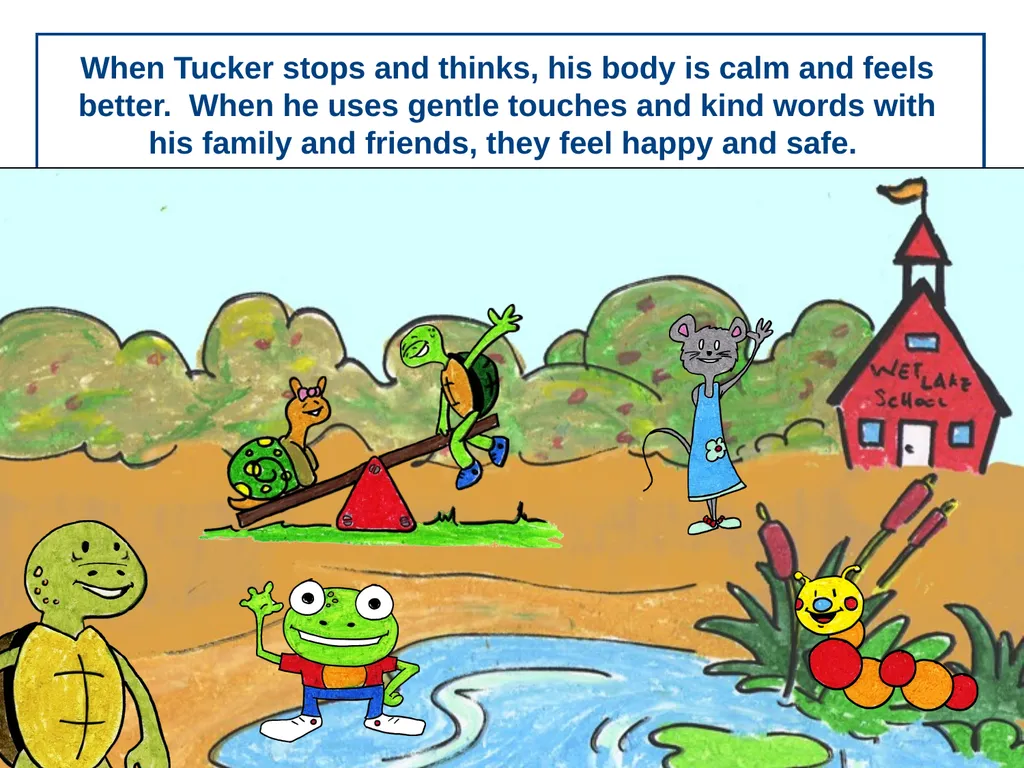 Tucker Turtle Takes Time to Tuck and Think at Home - slide 10 of 14
