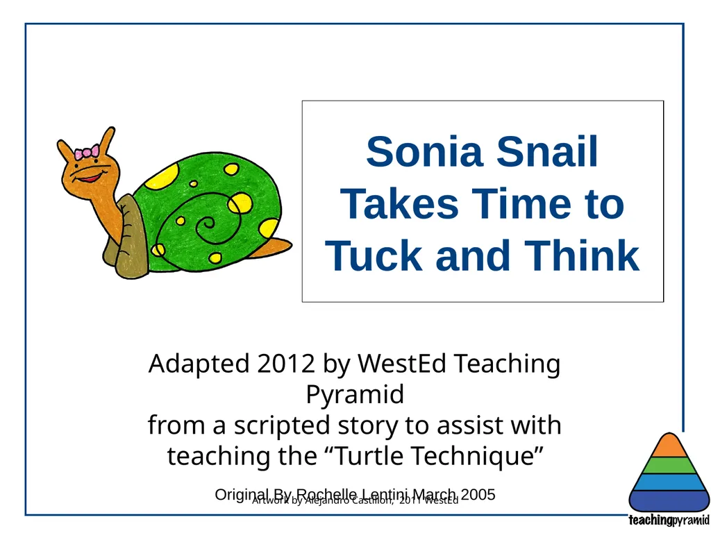 Adapted 2012 by WestEd Teaching Pyramid from a - slide 1 of 18
