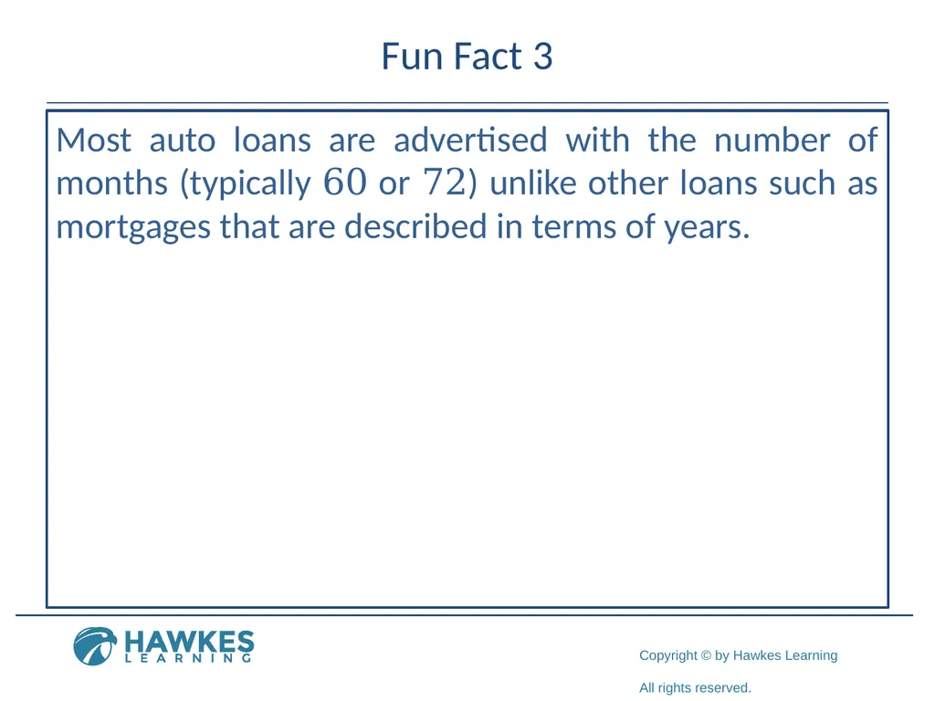 Borrowing Money Section 6.3 Fun Fact 1 Helpful - slide 14 of 97
