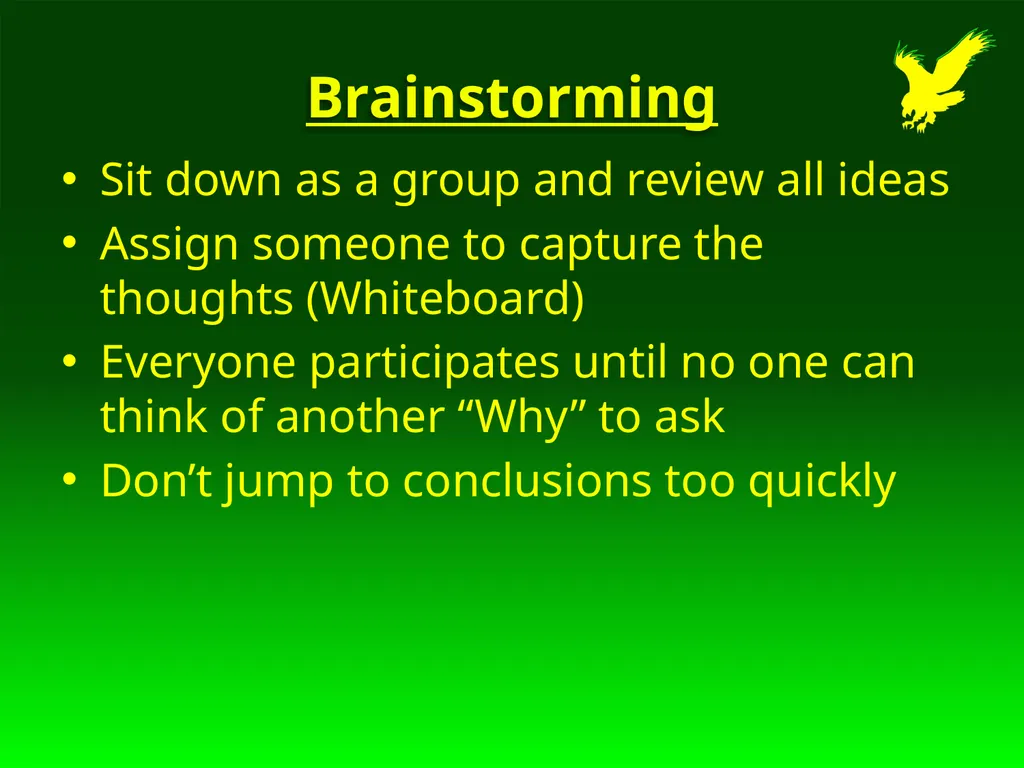 Determining the Root Cause and Corrective Action - slide 13 of 22