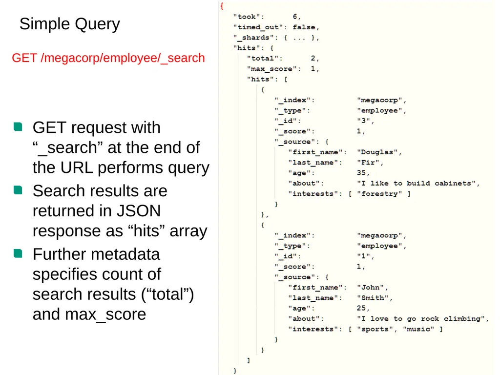 ElasticSearch and the ELK stack for monitoring and - slide 21 of 46