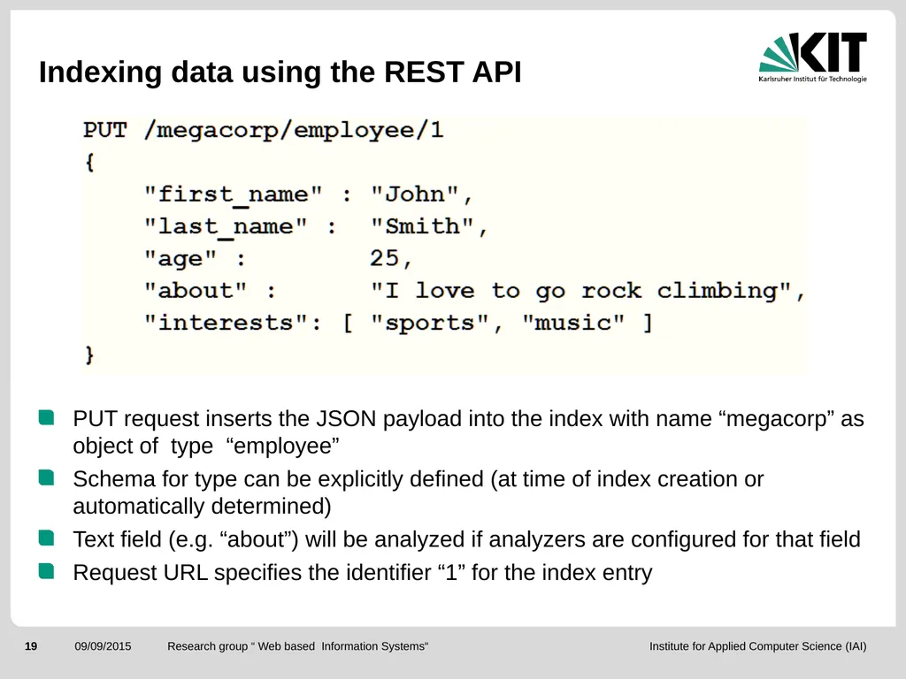 ElasticSearch and the ELK stack for monitoring and - slide 19 of 46