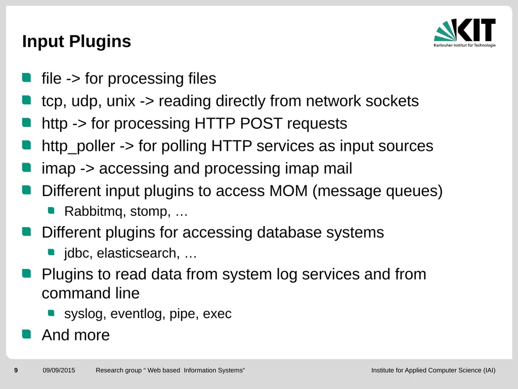 ElasticSearch and the ELK stack for monitoring and - slide 9 of 46