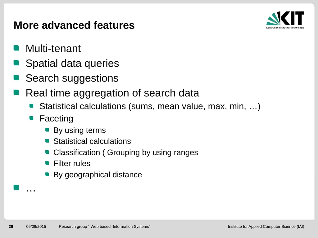 ElasticSearch and the ELK stack for monitoring and - slide 26 of 46