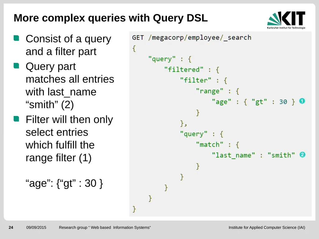 ElasticSearch and the ELK stack for monitoring and - slide 24 of 46