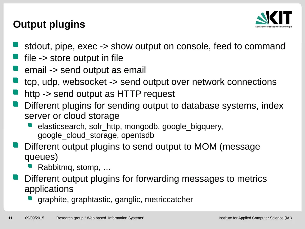 ElasticSearch and the ELK stack for monitoring and - slide 11 of 46