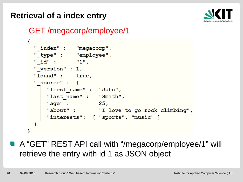 ElasticSearch and the ELK stack for monitoring and - slide 20 of 46
