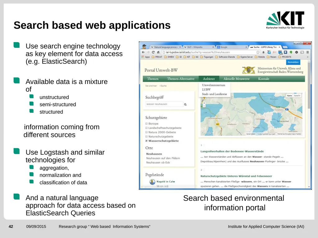 ElasticSearch and the ELK stack for monitoring and - slide 42 of 46