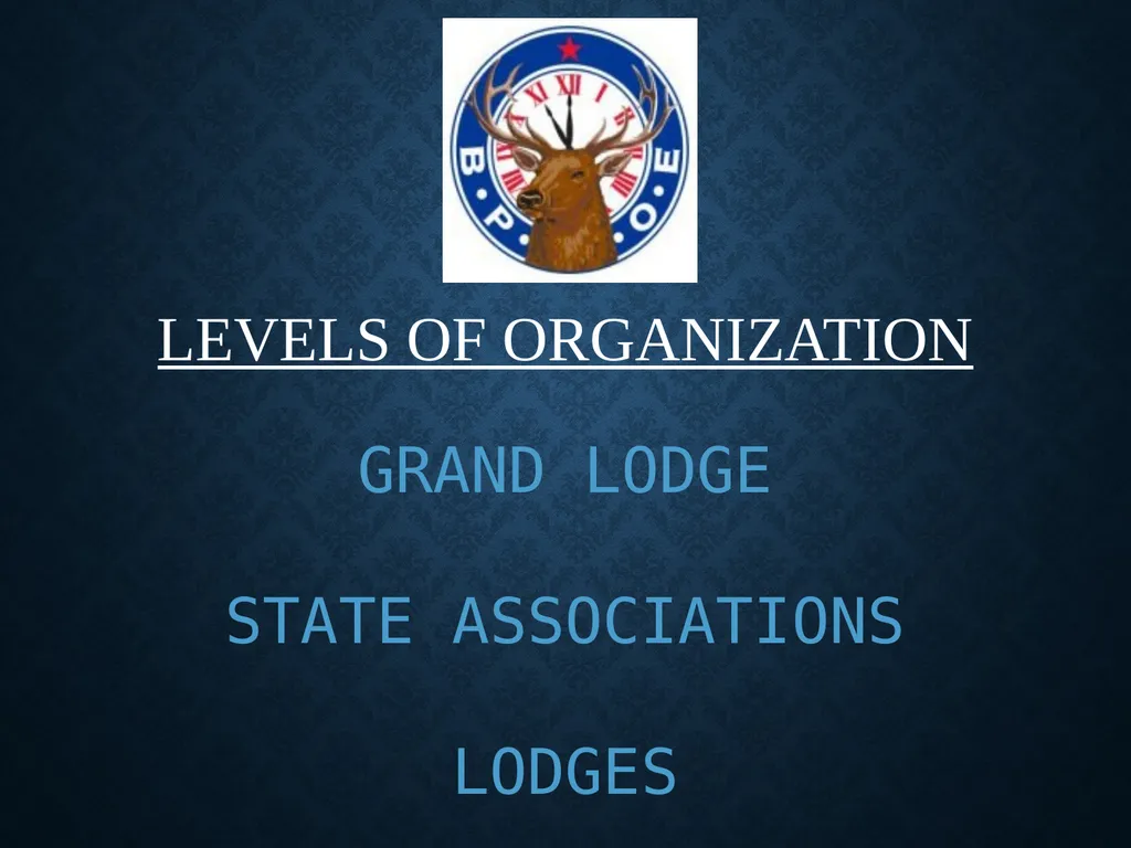 WELCOME ___ LODGE #____ TO THE BEGINNINGS Founded - slide 4 of 39