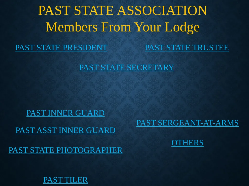 WELCOME ___ LODGE #____ TO THE BEGINNINGS Founded - slide 9 of 39