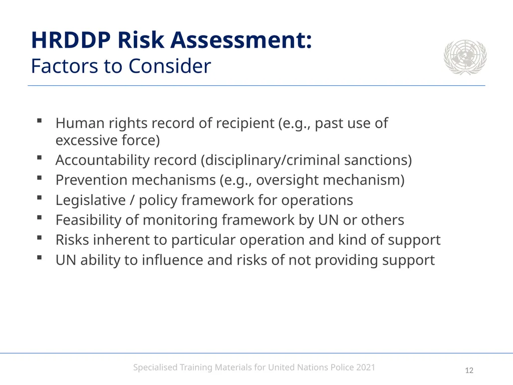 Human Rights Due Diligence Policy Aim To - slide 12 of 22