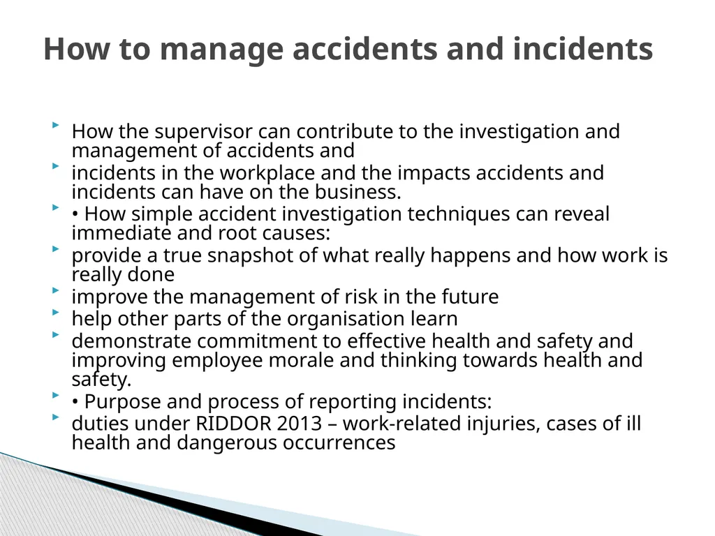Unit 315 Unit 315 Supervisory skills for the - slide 47 of 51
