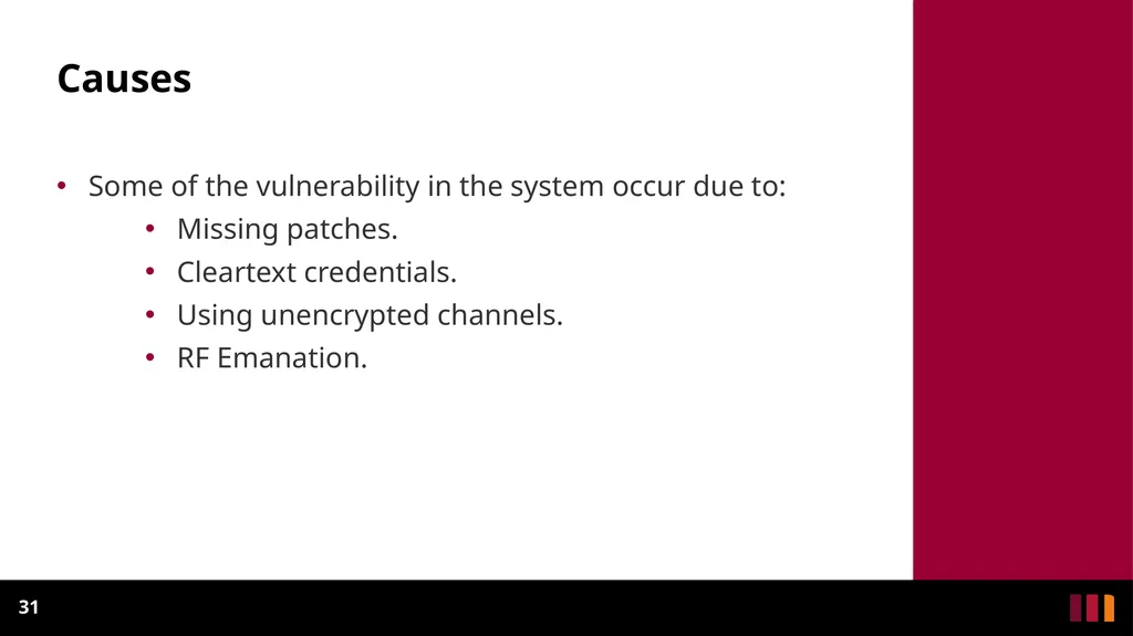 Cyber Security Introduction Definitions and - slide 31 of 31
