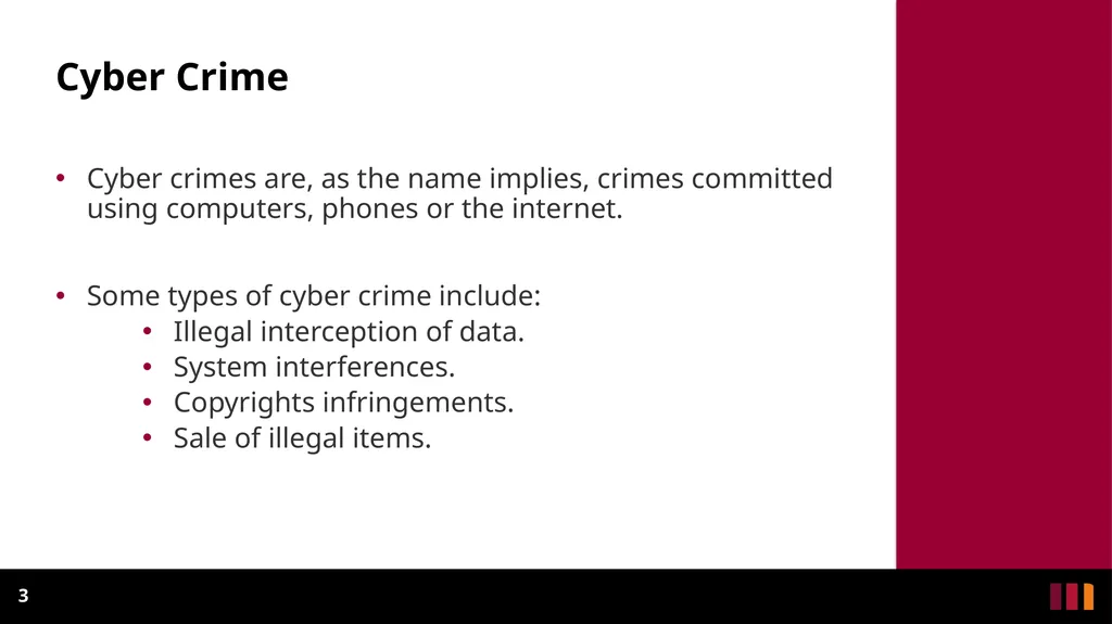 Cyber Security Introduction Definitions and - slide 3 of 31