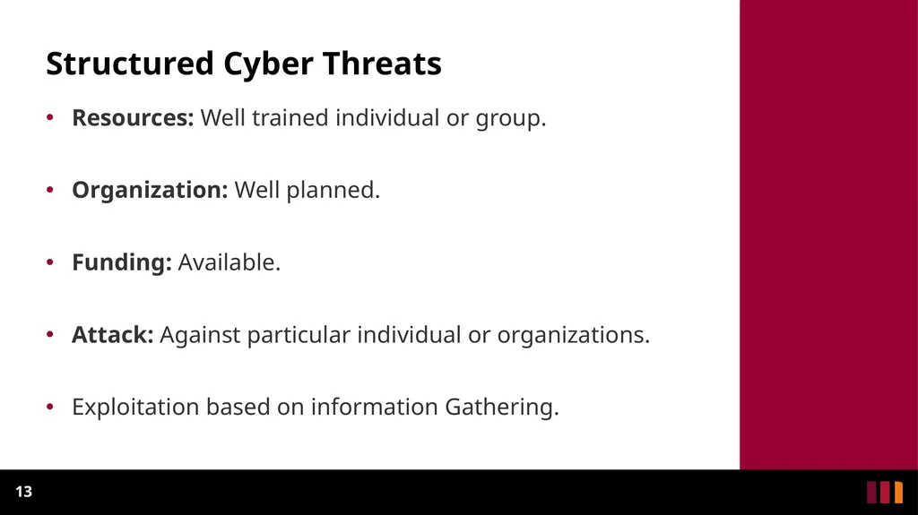 Cyber Security Introduction Definitions and - slide 13 of 31