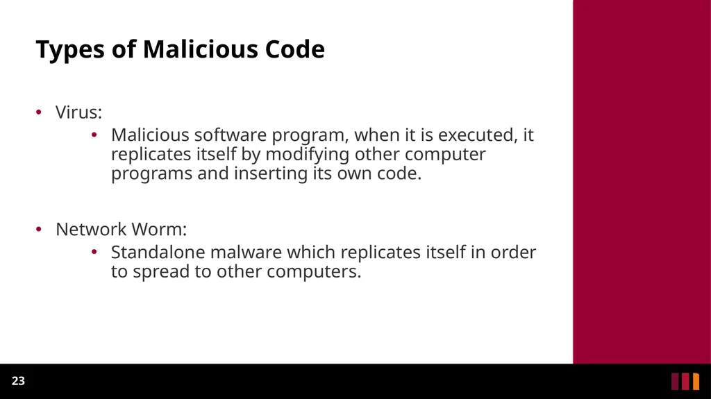 Cyber Security Introduction Definitions and - slide 23 of 31