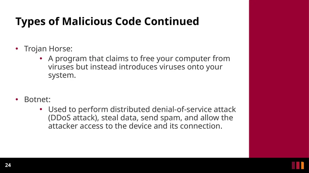 Cyber Security Introduction Definitions and - slide 24 of 31