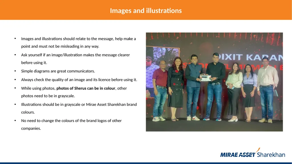Mirae Asset Sharekhan rules for making PowerPoint - slide 20 of 38
