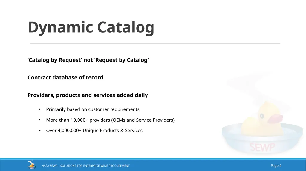 NASA SEWP Solutions for Enterprise-Wide - slide 4 of 18