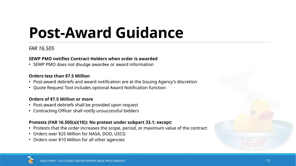 NASA SEWP Solutions for Enterprise-Wide - slide 13 of 18
