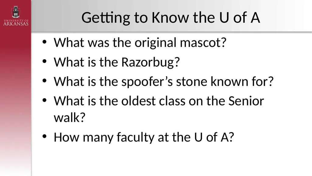 New Faculty Orientation Welcome You are Valuable! - slide 15 of 54