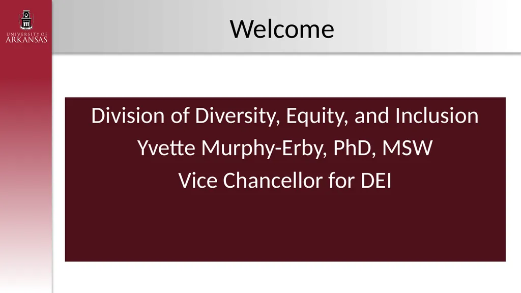 New Faculty Orientation Welcome You are Valuable! - slide 10 of 54