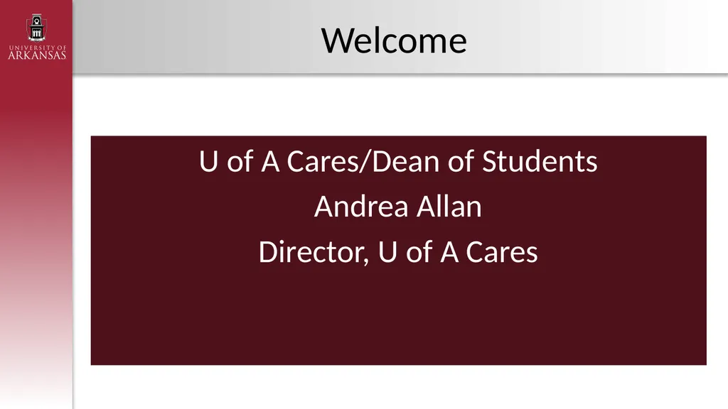 New Faculty Orientation Welcome You are Valuable! - slide 26 of 54