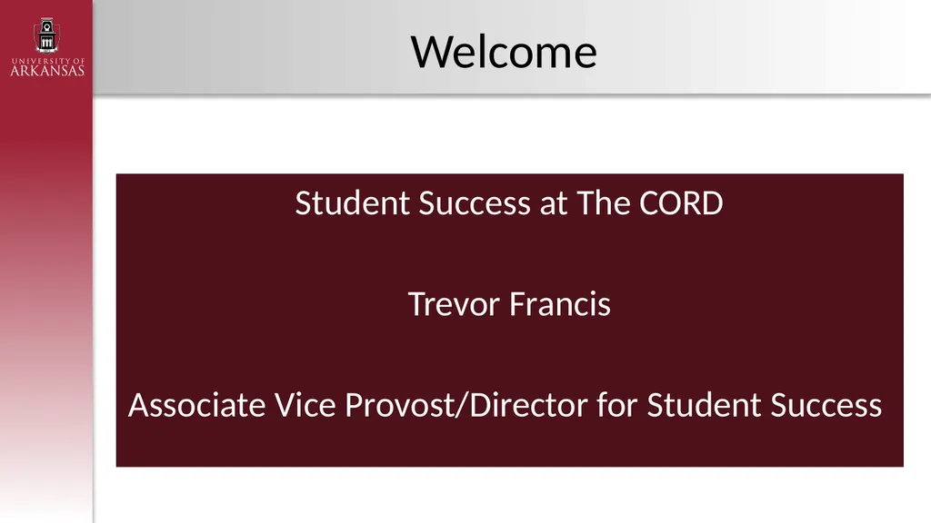 New Faculty Orientation Welcome You are Valuable! - slide 34 of 54