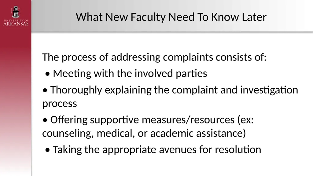 New Faculty Orientation Welcome You are Valuable! - slide 49 of 54