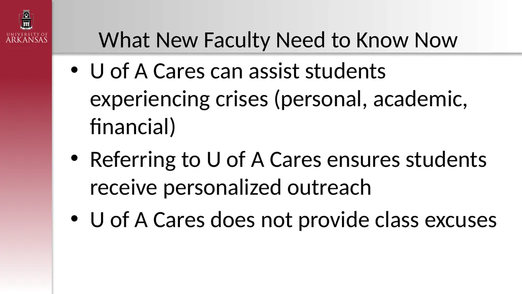 New Faculty Orientation Welcome You are Valuable! - slide 27 of 54