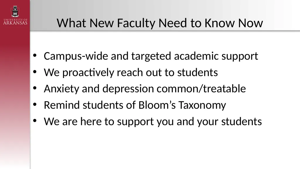 New Faculty Orientation Welcome You are Valuable! - slide 35 of 54
