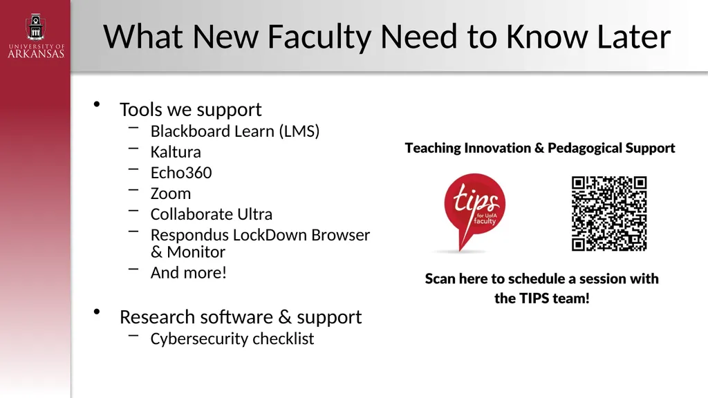 New Faculty Orientation Welcome You are Valuable! - slide 40 of 54
