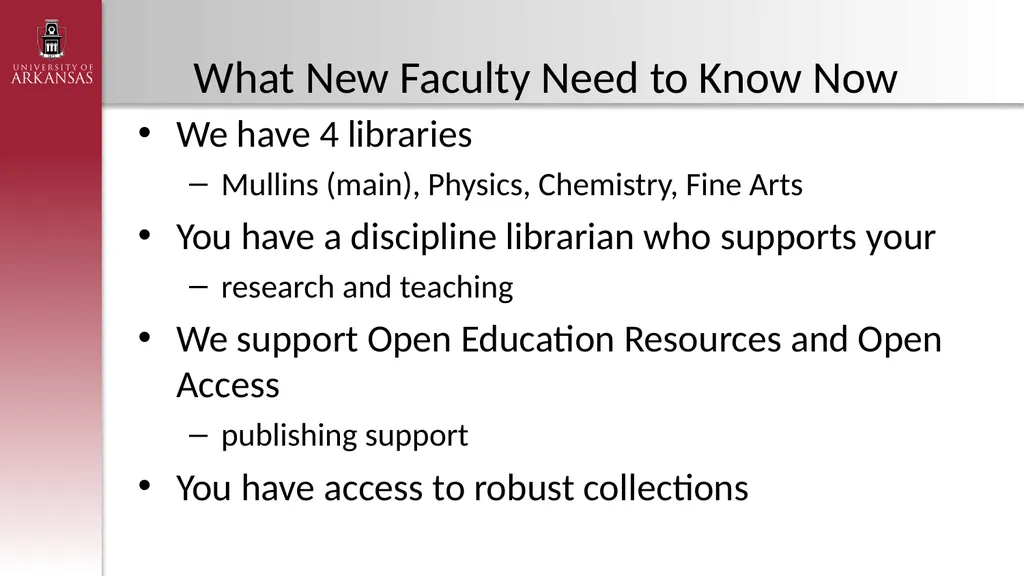 New Faculty Orientation Welcome You are Valuable! - slide 43 of 54