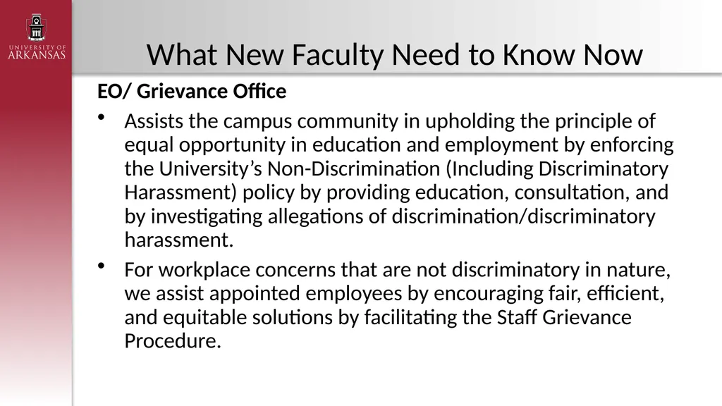 New Faculty Orientation Welcome You are Valuable! - slide 48 of 54