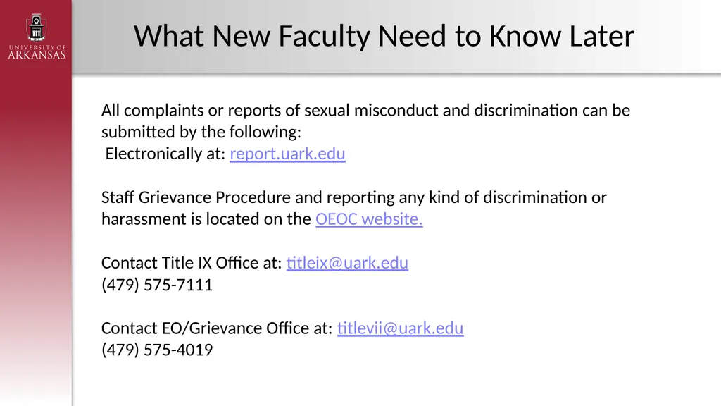 New Faculty Orientation Welcome You are Valuable! - slide 50 of 54