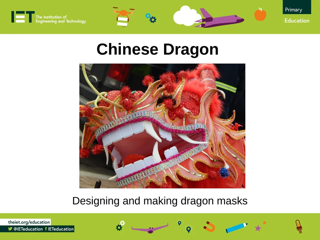 Chinese Dragon Designing and making dragon masks - slide 1 of 7