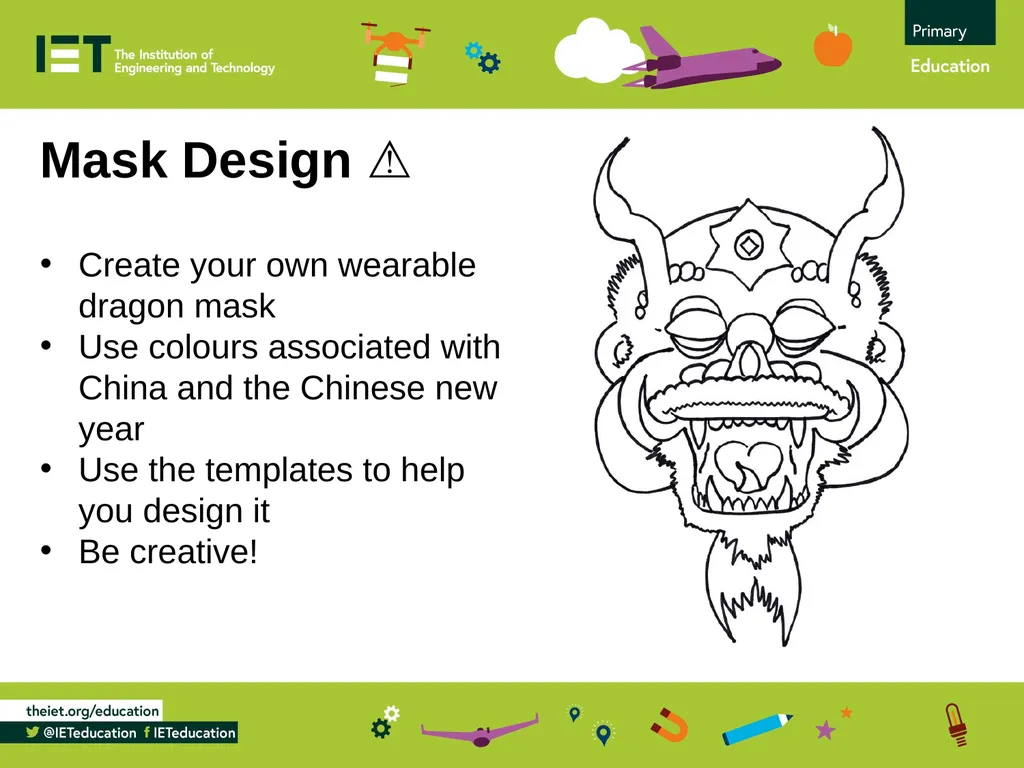Chinese Dragon Designing and making dragon masks - slide 7 of 7